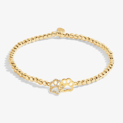 A Little 'Perfect Paw Print' Bracelet - Gold
