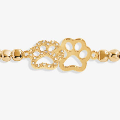 A Little 'Perfect Paw Print' Bracelet - Gold