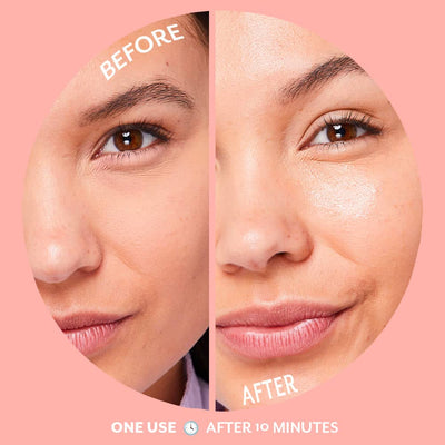Served Chilled Bubbly Brightening Hydrogel Mask