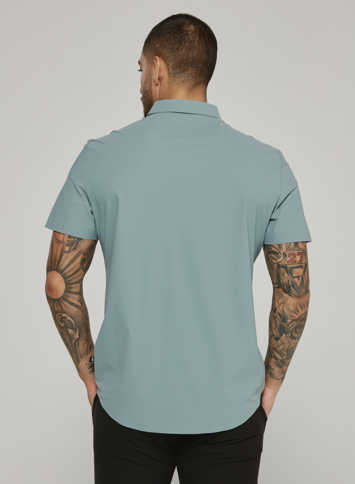 American Me Button Down in Seafoam