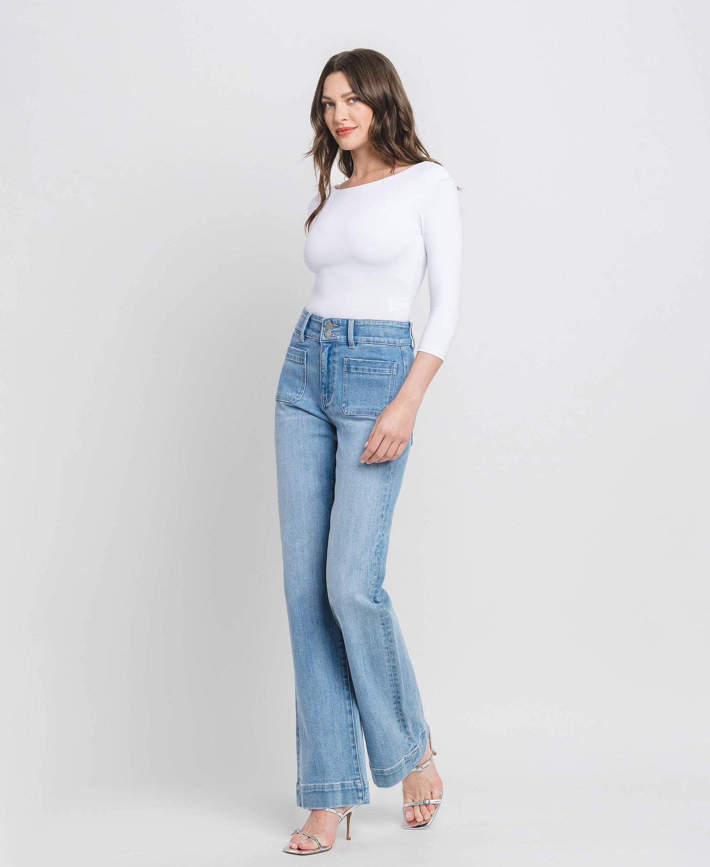 Bang On Blue 90's Vintage Flare Jeans