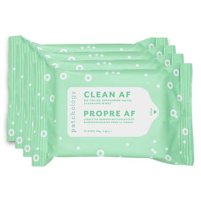 Clean AF Facial Cleansing Wipes - 15 count