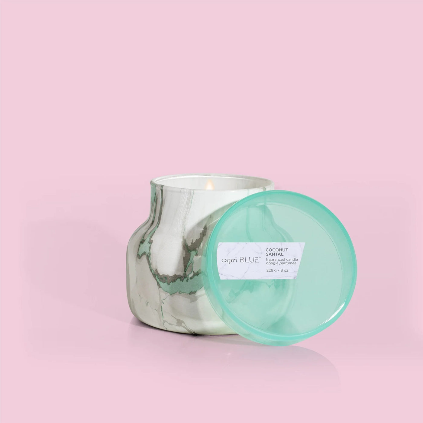 Coconut Santal Modern Marble Petite Jar Candle