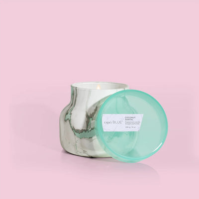 Coconut Santal Modern Marble Petite Jar Candle