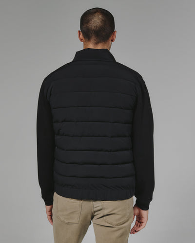 Rev Puffer Full Zip in Black