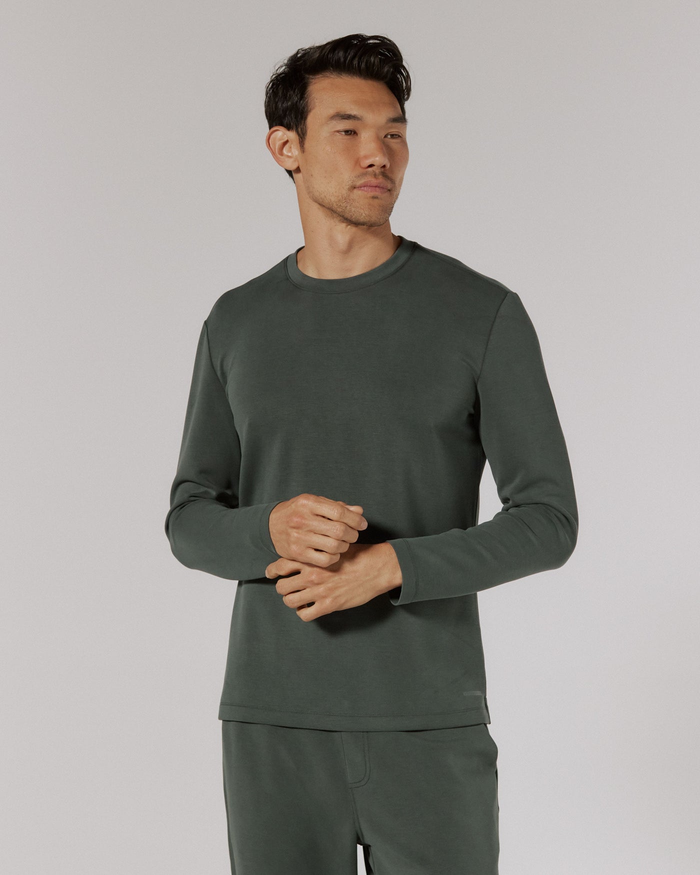 REV Tee in Basil