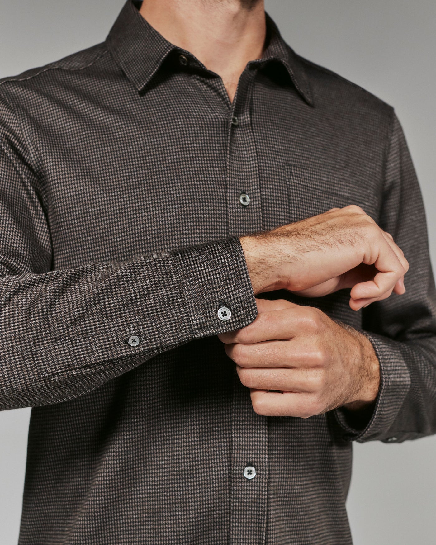 Generation Knit Shirt in Chocolate