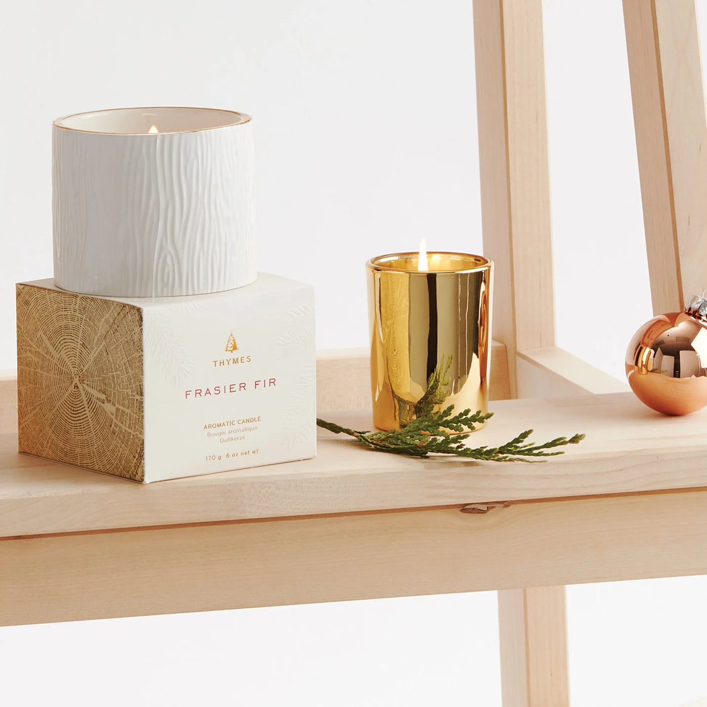 Frasier Fir Ceramic Poured Candle, Petite