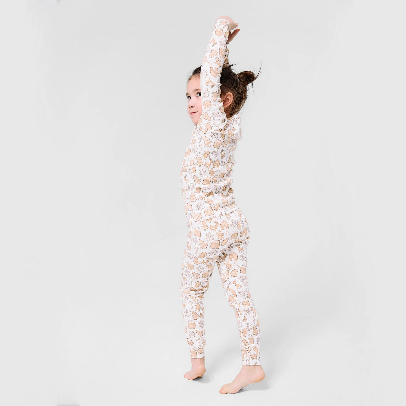 Gingerbread Lane Organic Cotton Magnetic Two-Piece PJ Set