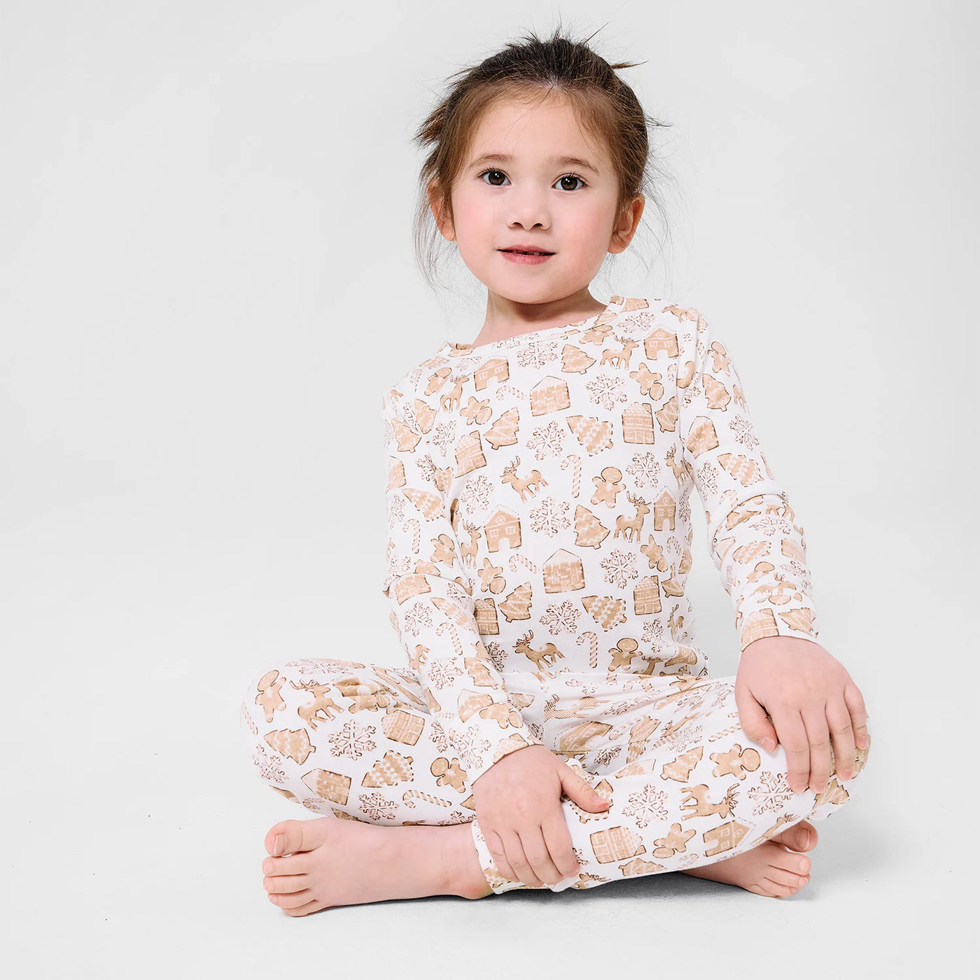 Gingerbread Lane Organic Cotton Magnetic Two-Piece PJ Set
