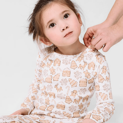 Gingerbread Lane Organic Cotton Magnetic Two-Piece PJ Set