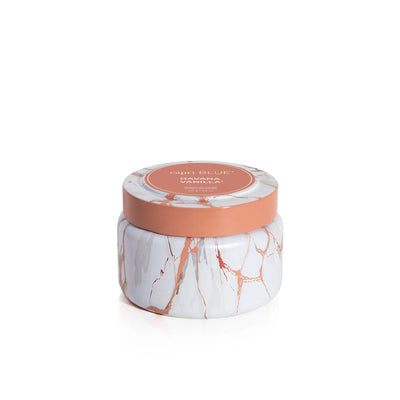 Havana Vanilla Modern Marble Travel Tin Candle