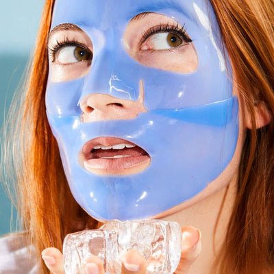 Served Chilled On Ice Sheet Face Mask
