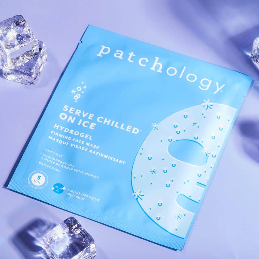 Served Chilled On Ice Sheet Face Mask
