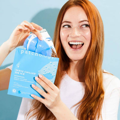Served Chilled On Ice Sheet Face Mask