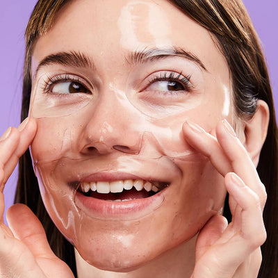Served Chilled Bubbly Brightening Hydrogel Mask