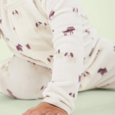 Puppy Love Velour Magnetic Footie