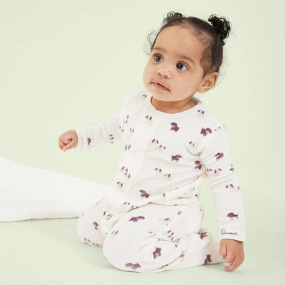 Puppy Love Velour Magnetic Footie