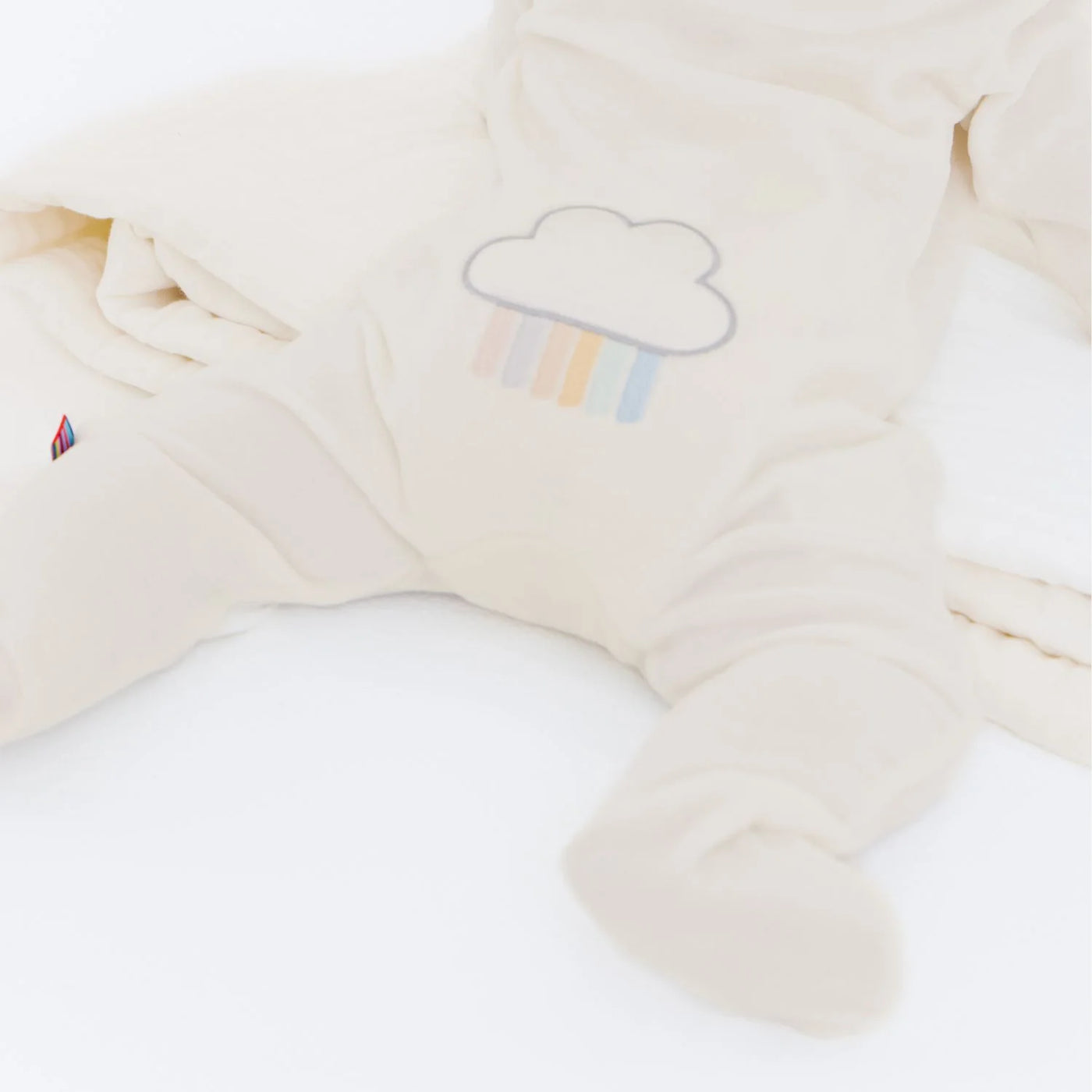 Rainbow Dreams Velour Magnetic Footie