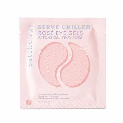 Served Chilled Rose Hydrating Eye Gels - Single