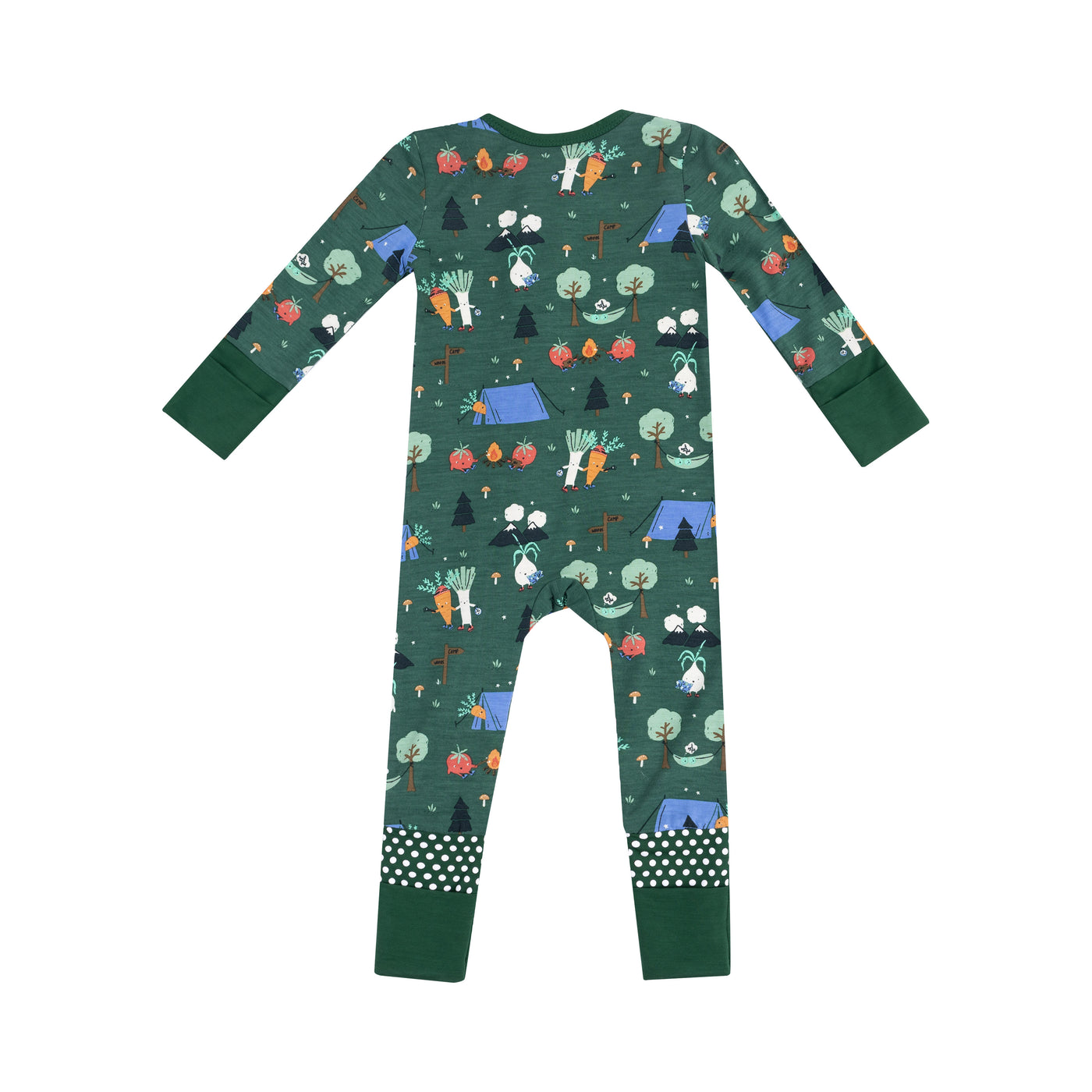Camping Veggies - 2 Way Zipper Romper