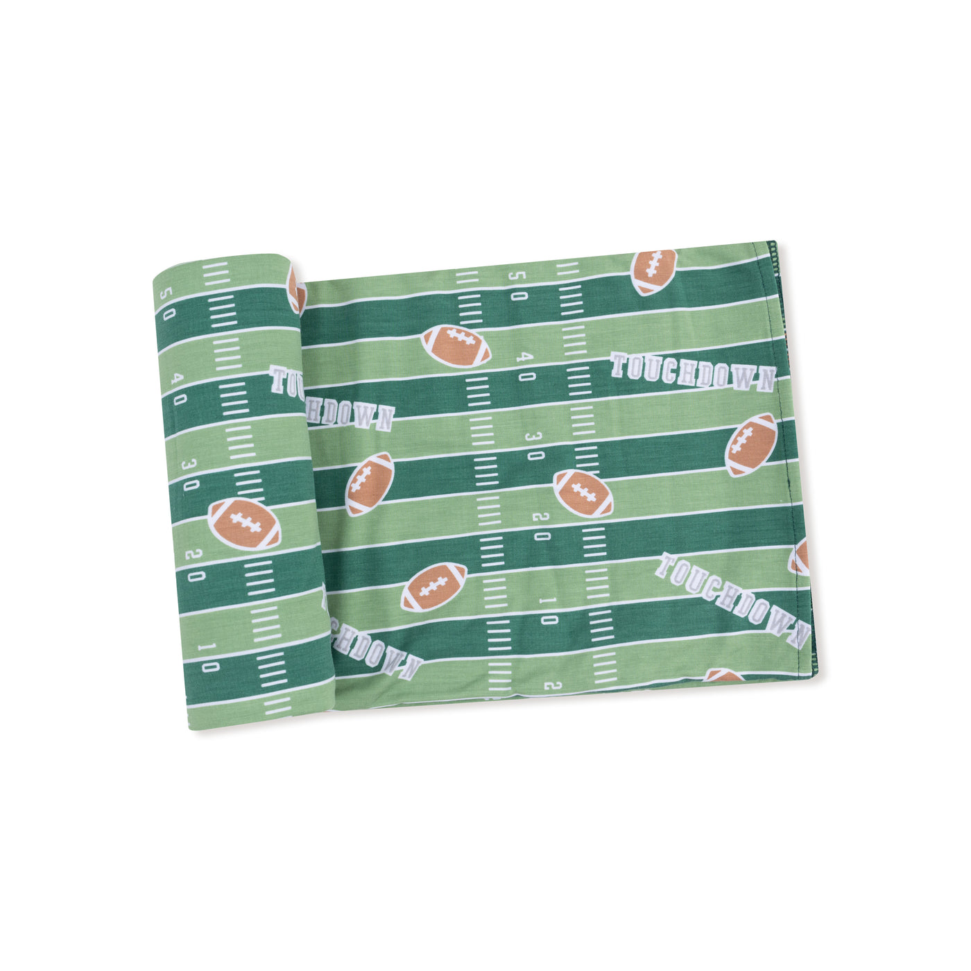 Football Field - Glow In The Dark - Swaddle Blanket