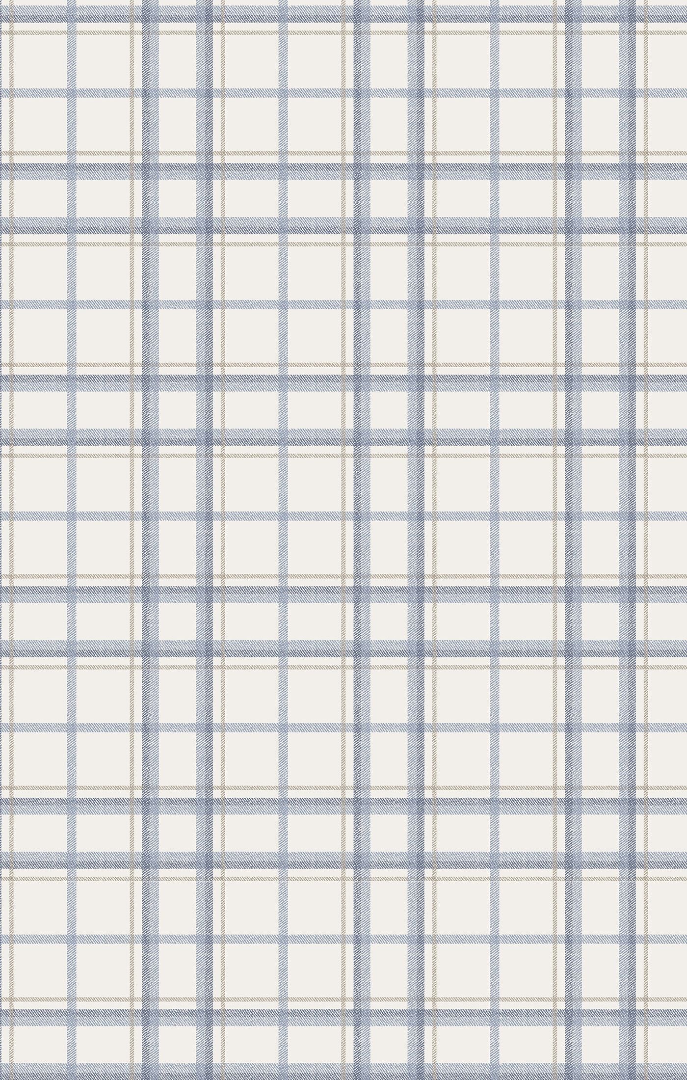 Blue Plaid - L/s Western Pearl Snap Shirt With Howdy Embroidery On Back