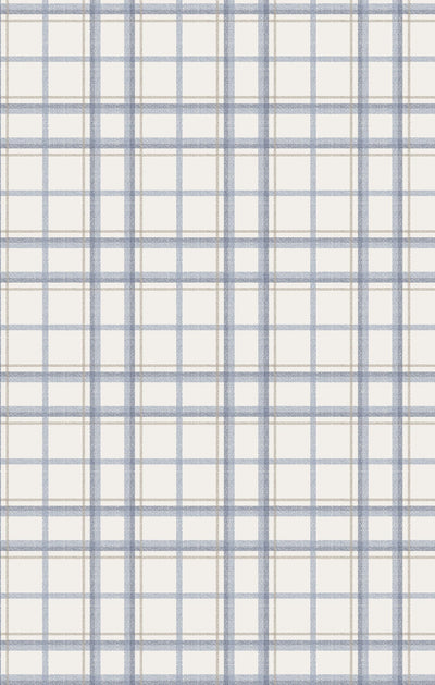 Blue Plaid - L/s Western Pearl Snap Shirt With Howdy Embroidery On Back