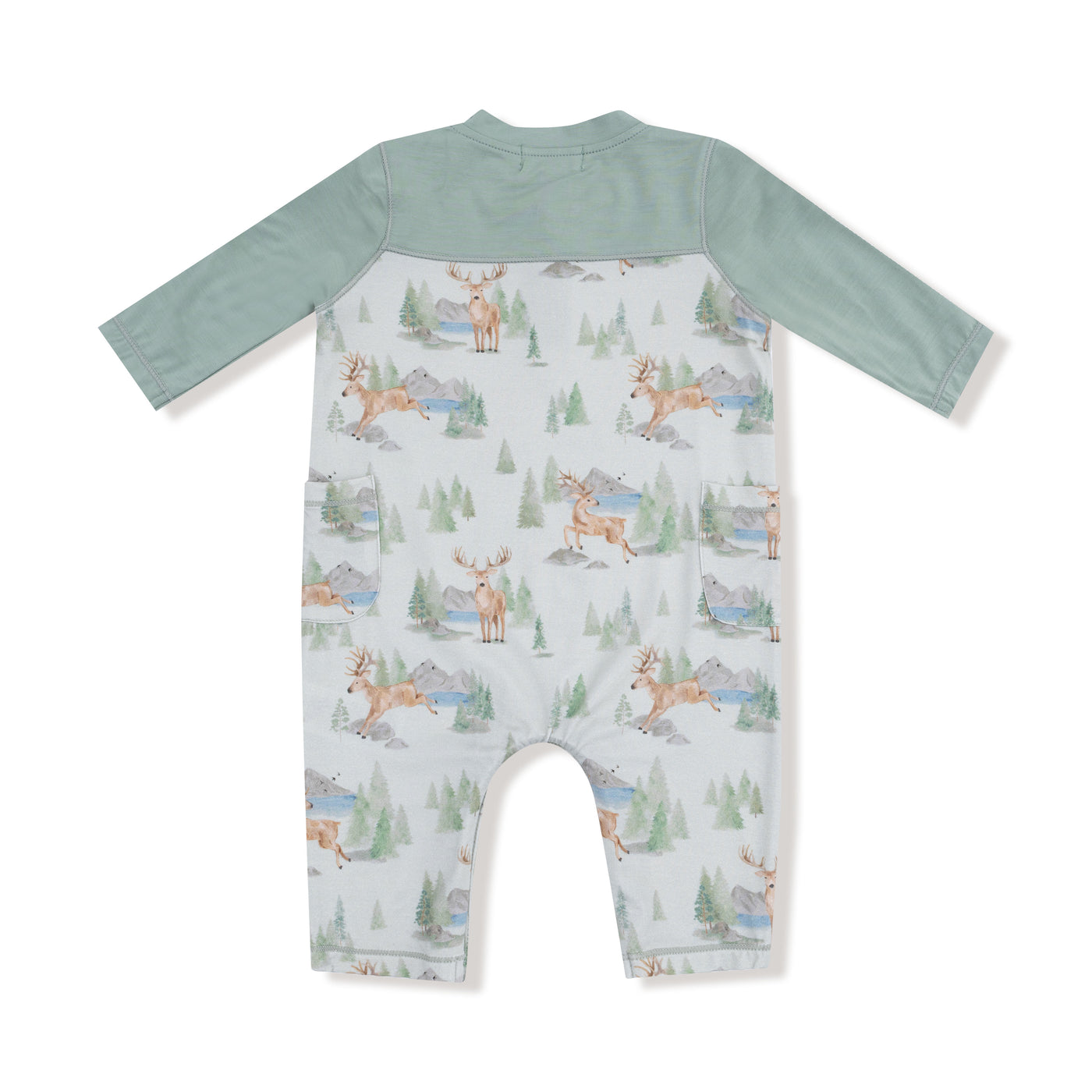 Buck Deer - Romper W/ Contrast Sleeves
