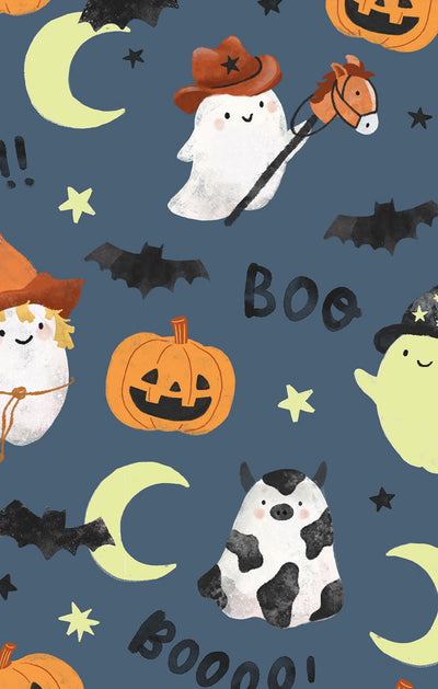 Costumed Ghosts - Glow In The Dark - 2 Way Zipper Romper