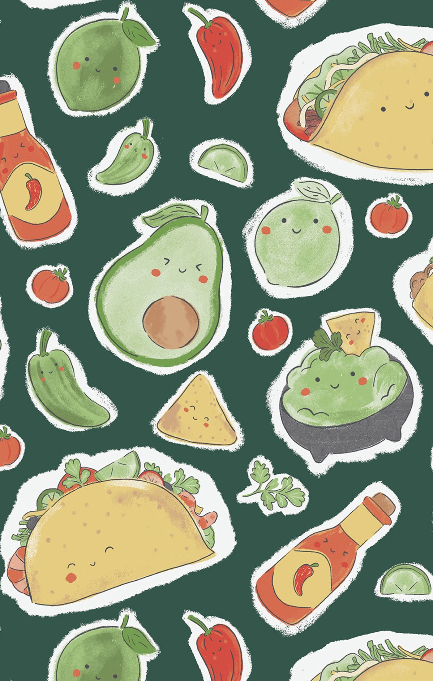 Happy Tacos - 2 Way Zipper Romper