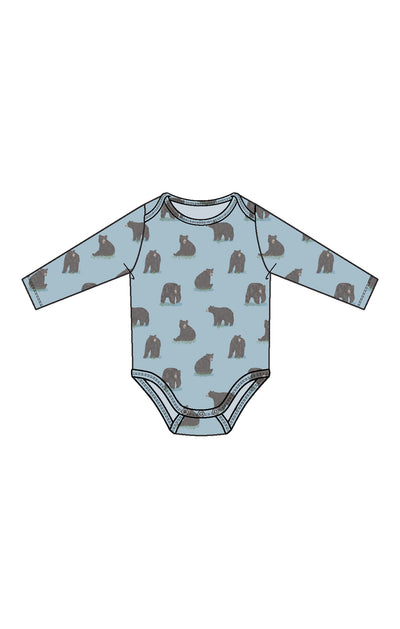 Black Bears - Lap Shoulder Bodysuit