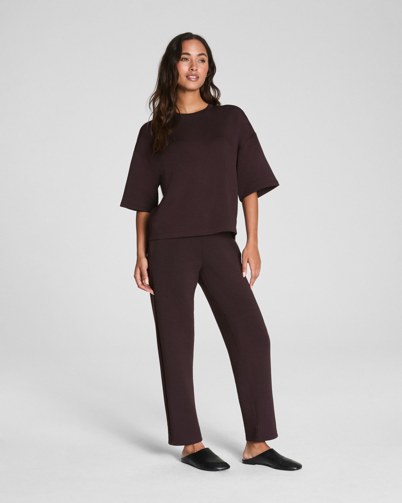 Ae Slim Straight Pant- Truffle Brown