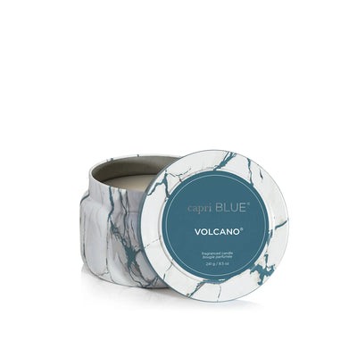 Volcano Modern Marble Travel Tin Candle