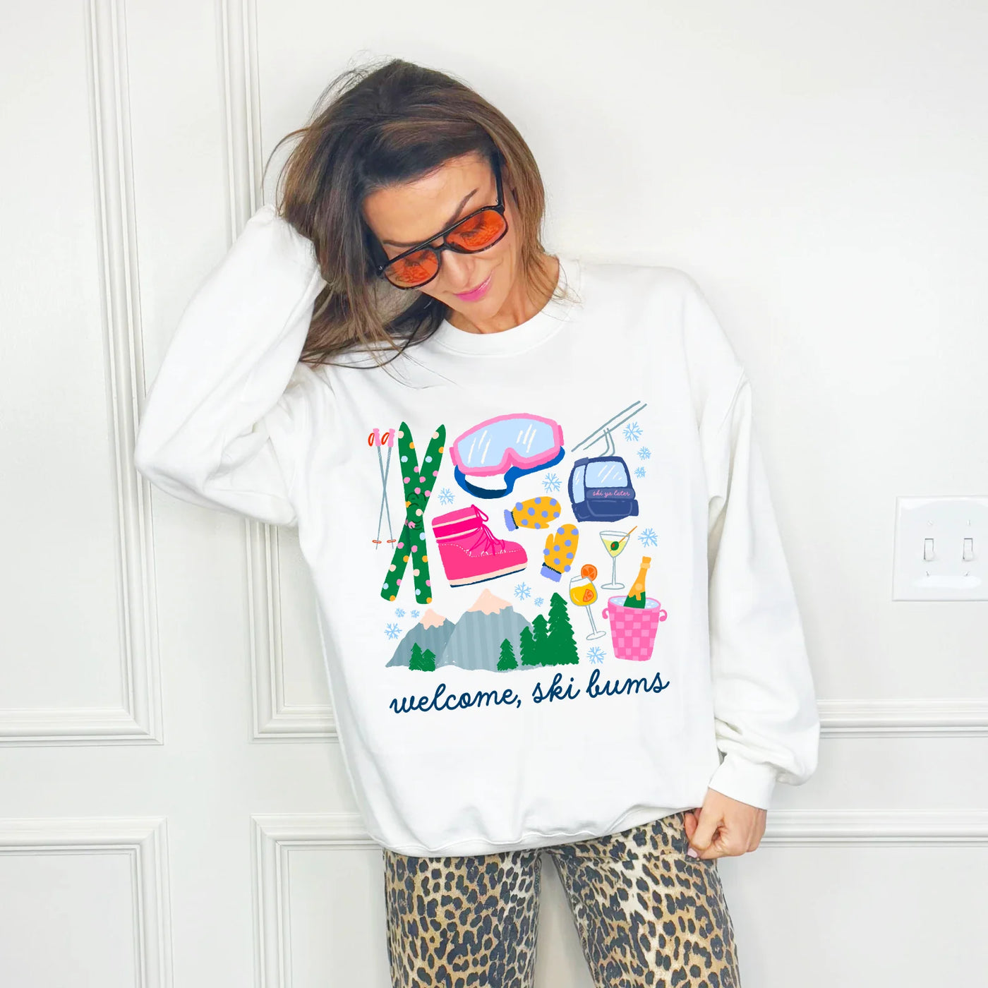 Welcome, Ski Bum Sweatshirt