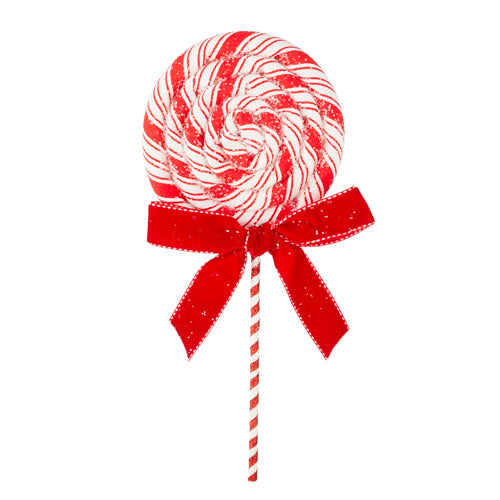12" Candy Cane Lollipop