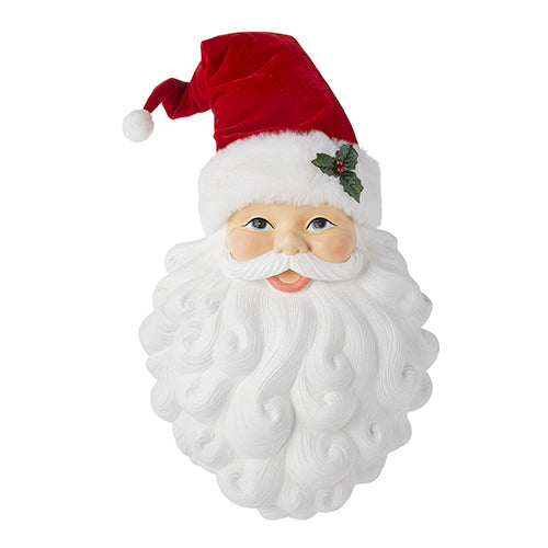 21" Santa Wall Face Art