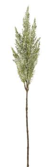 32" Glitter Pampas Grass Spray