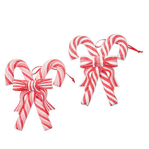 4.5" Peppermint Cane Ornament