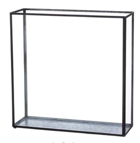 Large Iron and Glass Terrarium