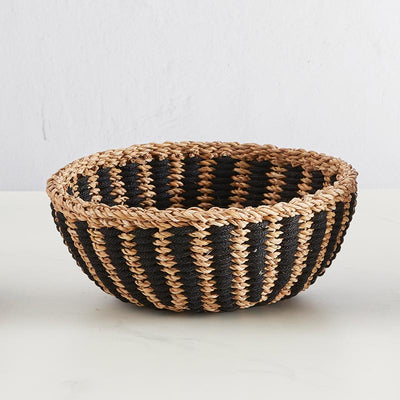 Black Jute Bowl Baskets