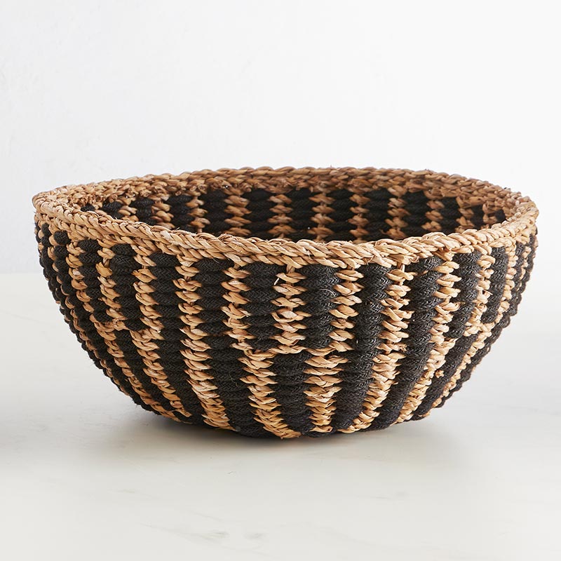 Black Jute Bowl Baskets