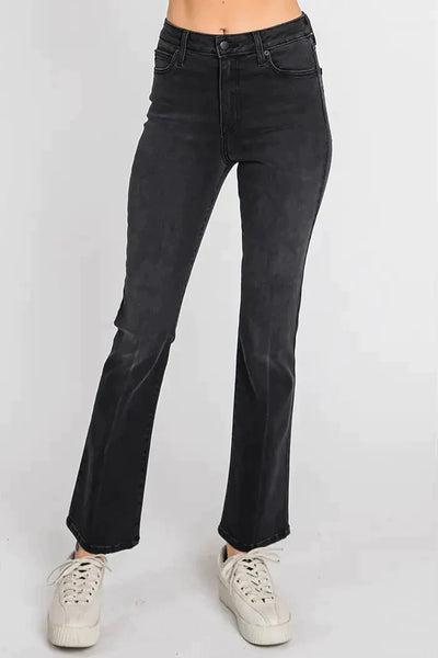 Baby Flare Jeans in Black