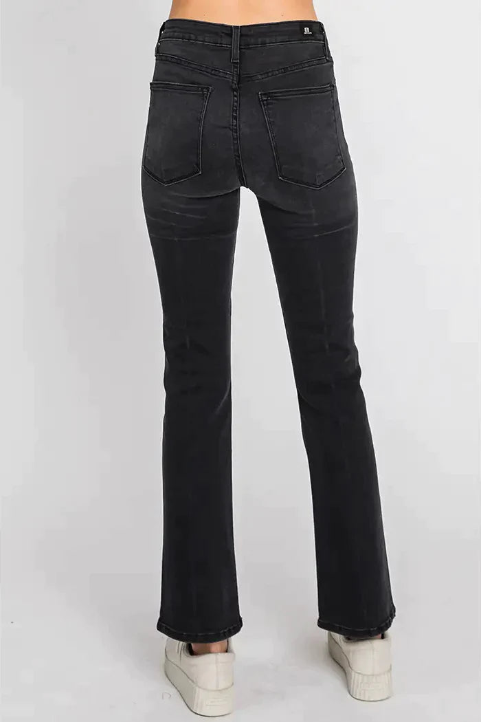 Baby Flare Jeans in Black