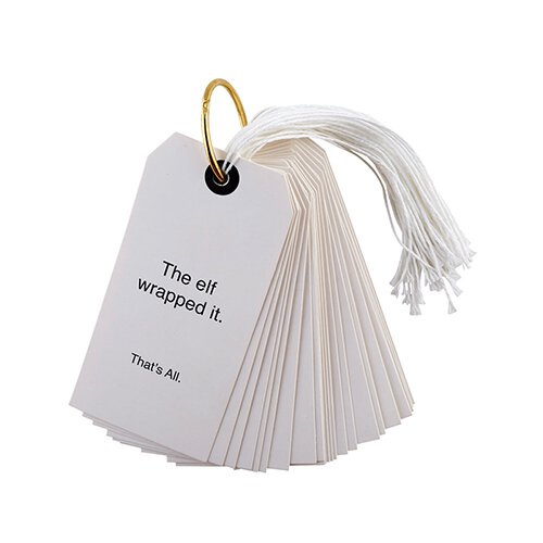 That's All Holiday Gift Tag Book