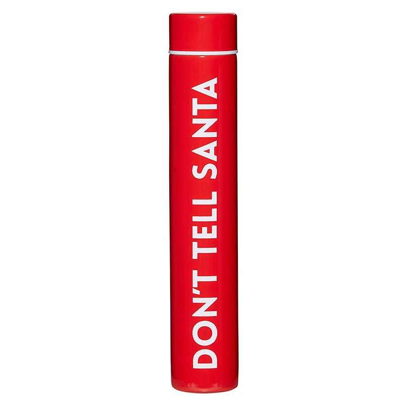Don't Tell Santa Flask Bottle
