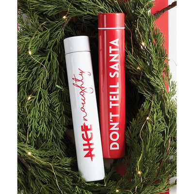 Don't Tell Santa Flask Bottle
