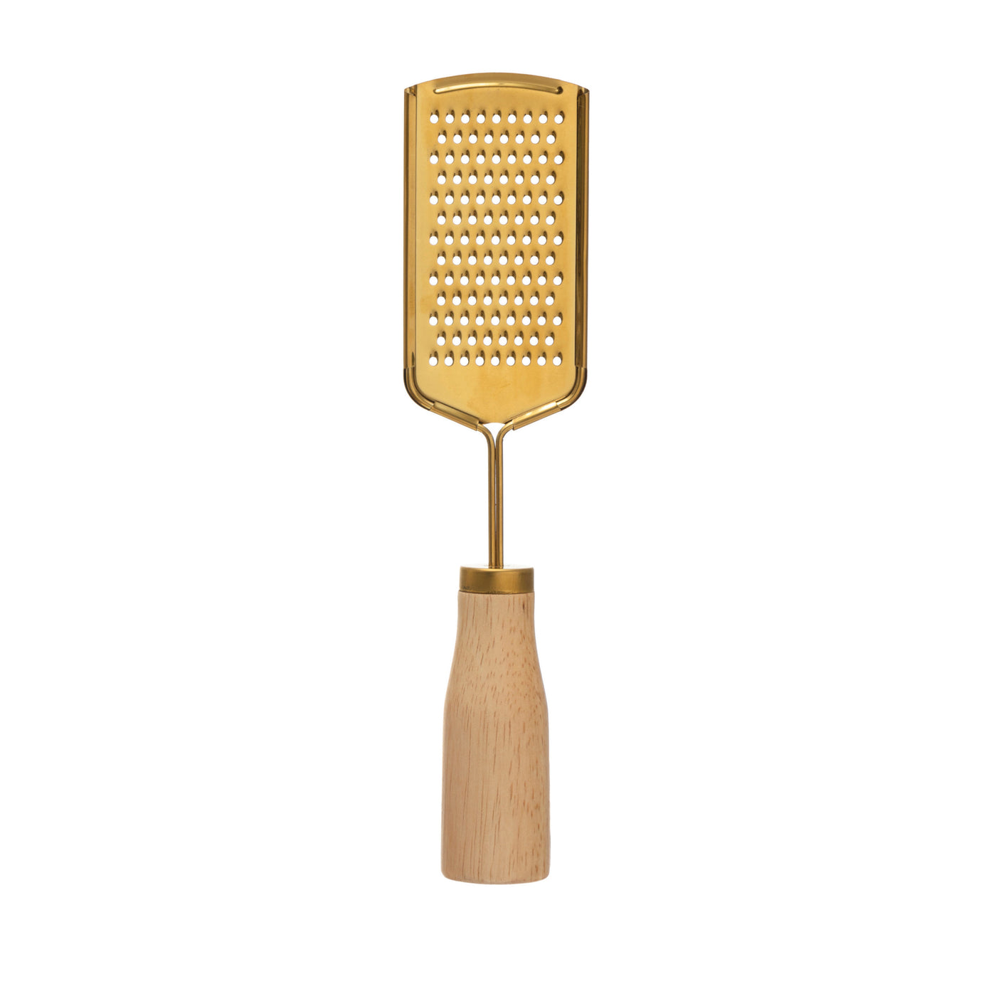 Stainless Steel Grater with Wood Handle