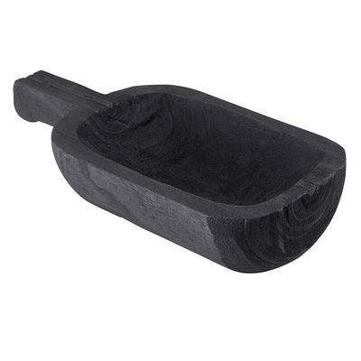 Paulownia Wood Bowl - Black