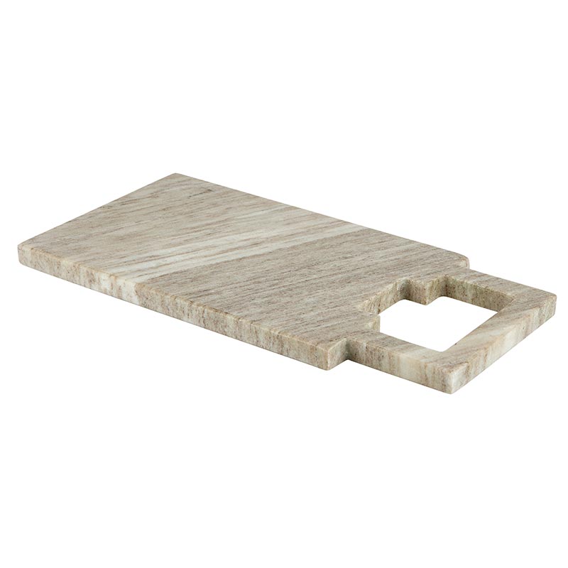 Marble Board with Square Handle - Grey